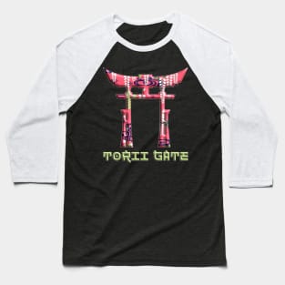 Torii Traditional Japanese Gate Buddhist Symbol 49 Baseball T-Shirt